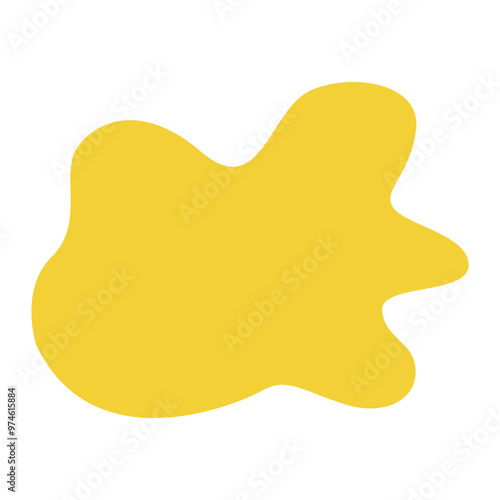 Yellow mottle Abstract irregular