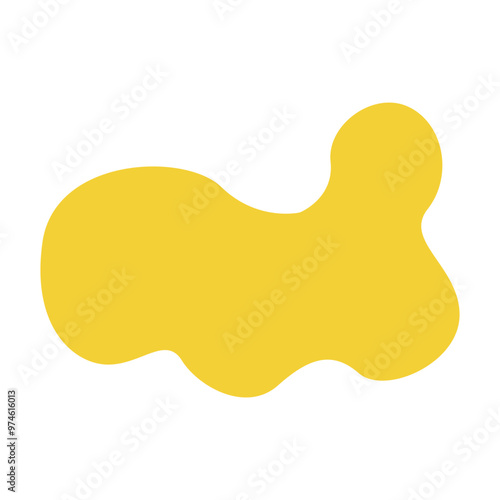 Yellow mottle Abstract irregular