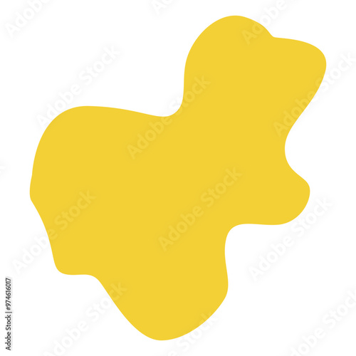 Yellow mottle Abstract irregular