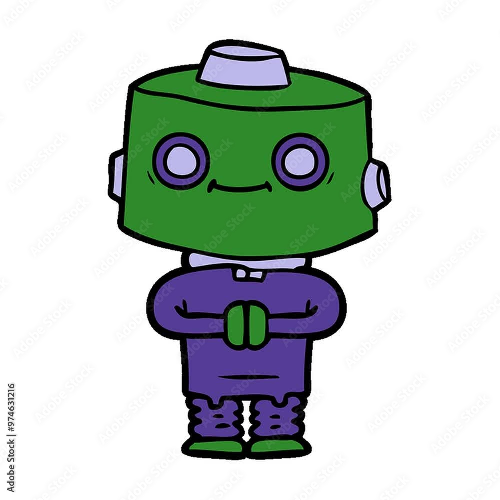 cartoon robot cartoon robot