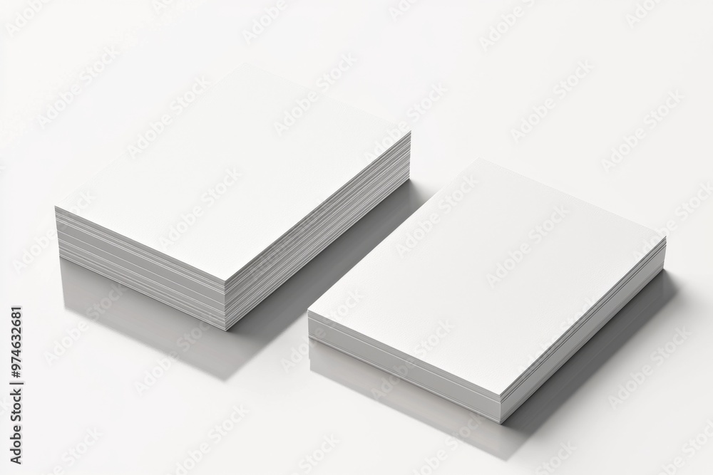 Business Card Mockup on Isolated Background created with Generative AI Business Card Mockup on Isolated Background created with Generative AI