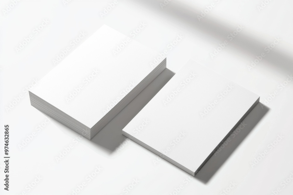 Business Card Mockup on Isolated Background created with Generative AI Business Card Mockup on Isolated Background created with Generative AI