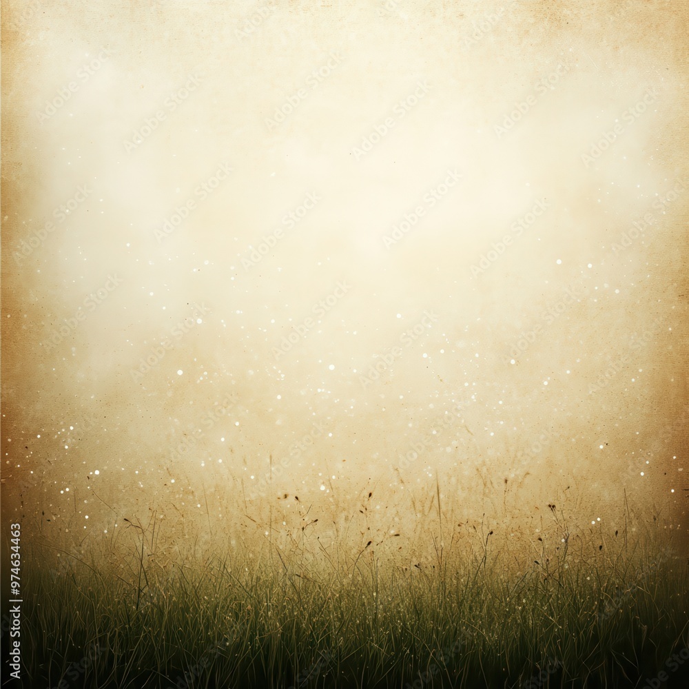 Obraz premium Nostalgic textured wallpaper with particles floating gently