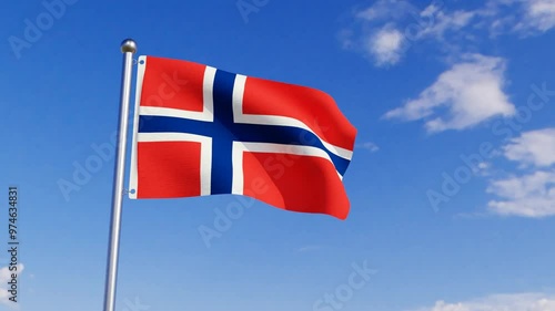 Animated Flag of Norway