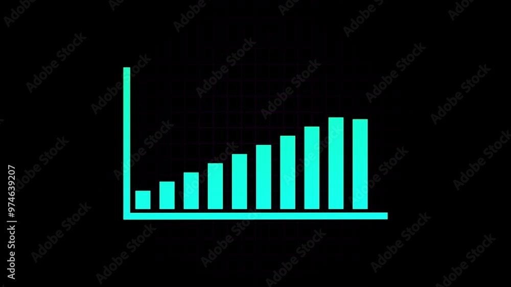 Business Graph Icon Animation – Trend Chart Analysis Visual Business Graph Icon Animation – Trend Chart Analysis Visual