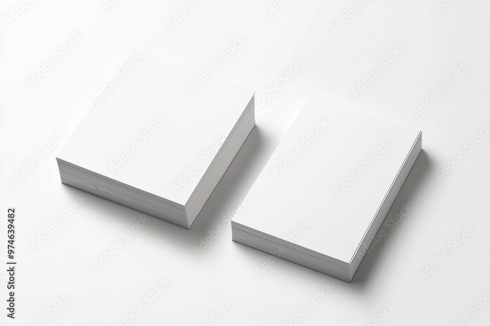Business Card Mockup on Isolated Background created with Generative AI Business Card Mockup on Isolated Background created with Generative AI