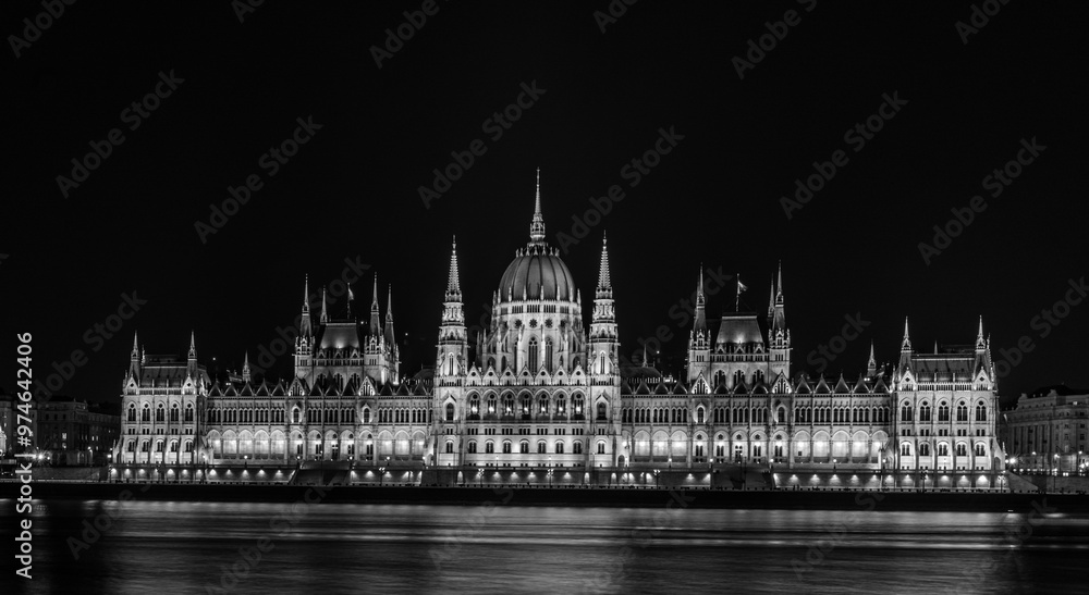 Hungarian Parliament Building at Night Hungarian Parliament Building at Night