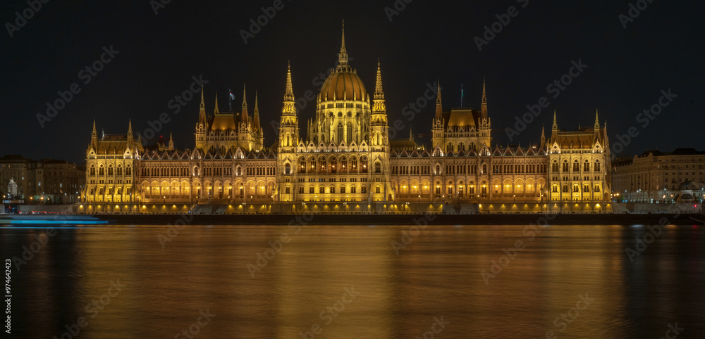 Hungarian Parliament Building at Night Hungarian Parliament Building at Night