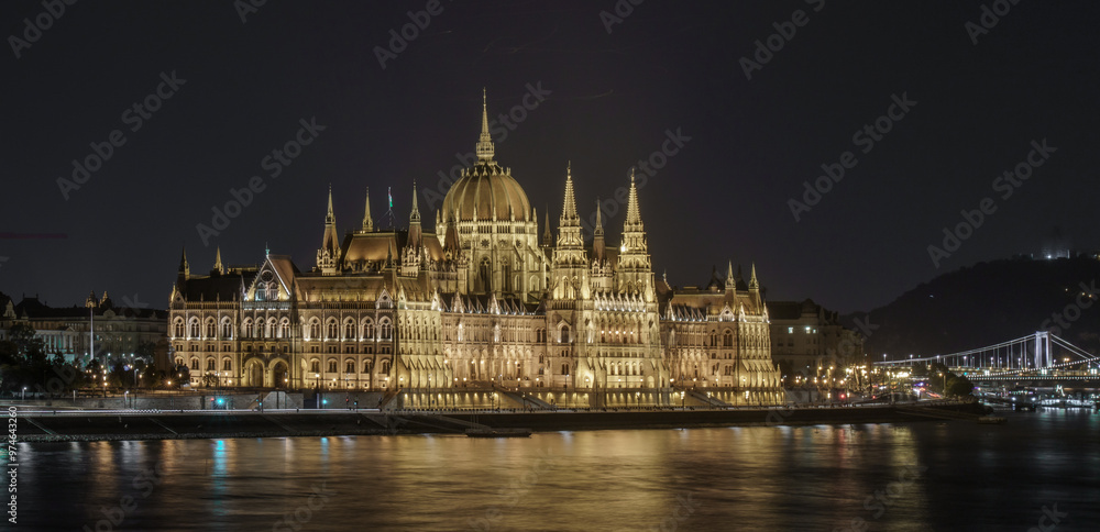 Hungarian Parliament Building at Night Hungarian Parliament Building at Night