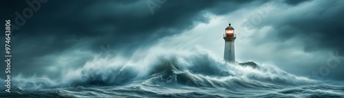 Dramatic Hurricane Waves En...
