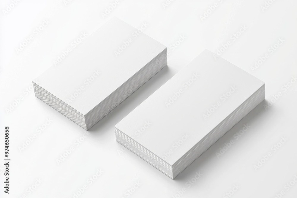 Business Card Mockup on Isolated Background created with Generative AI Business Card Mockup on Isolated Background created with Generative AI