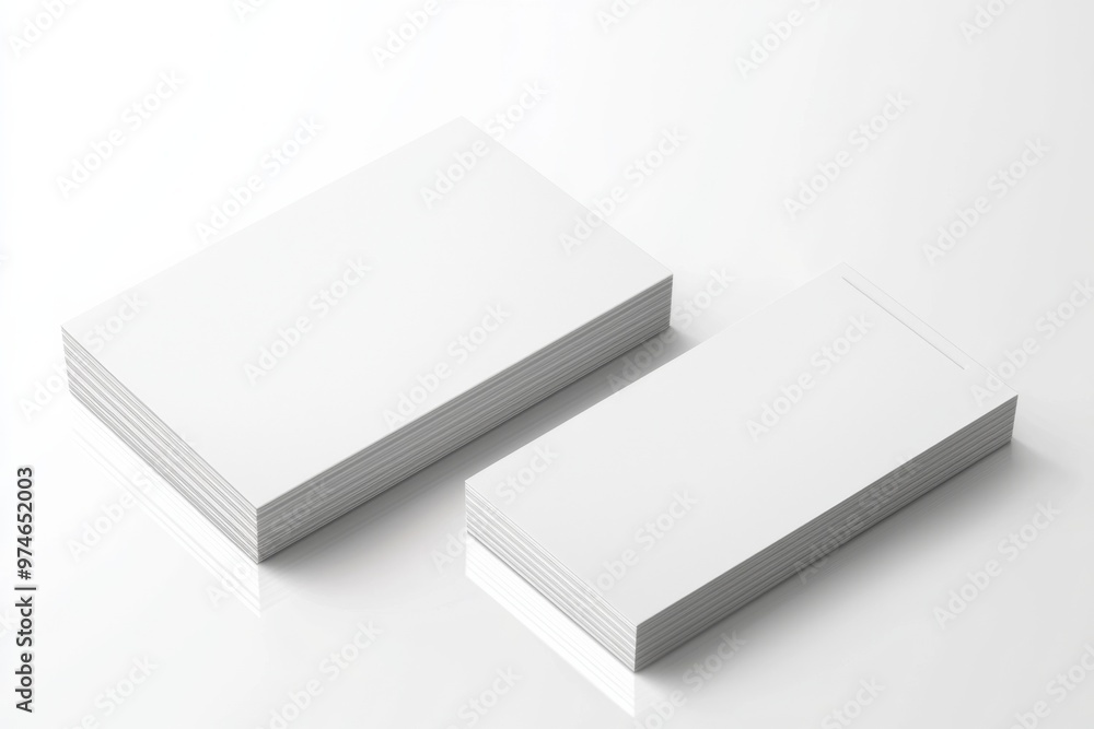 Business Card Mockup on Isolated Background created with Generative AI Business Card Mockup on Isolated Background created with Generative AI