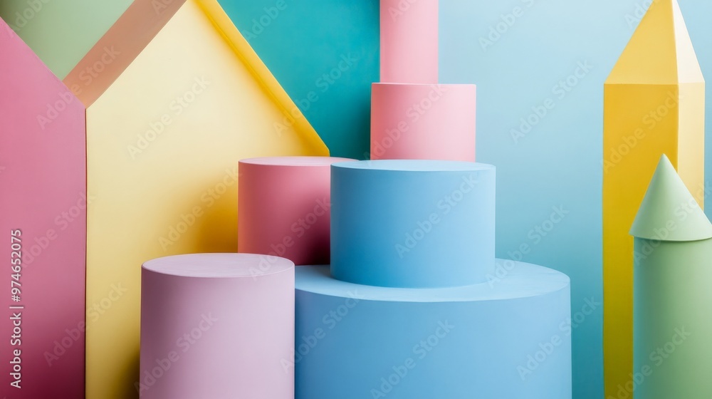 Abstract Colorful Shapes. Abstract Colorful Shapes.