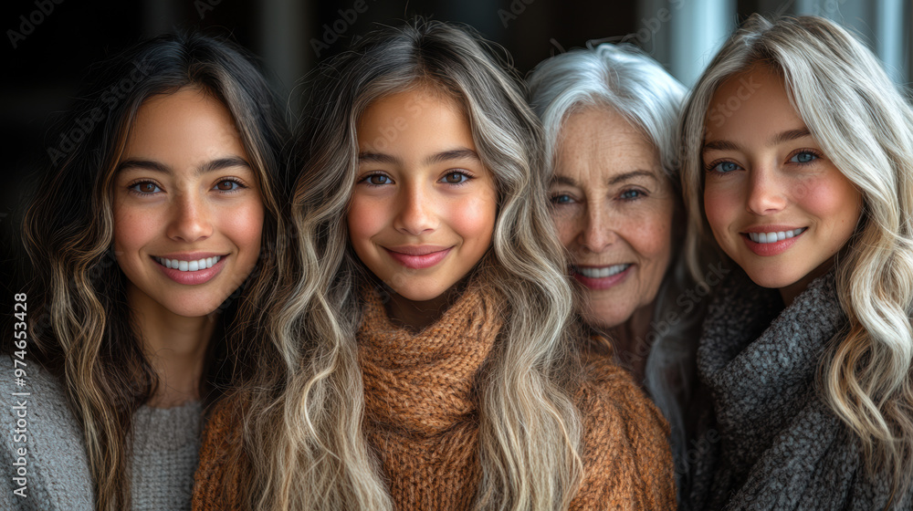 Joyful gathering of diverse women smiling together, capturing a candid moment of friendship and happiness in soft lighting. Joyful gathering of diverse women smiling together, capturing a candid moment of friendship and happiness in soft lighting.