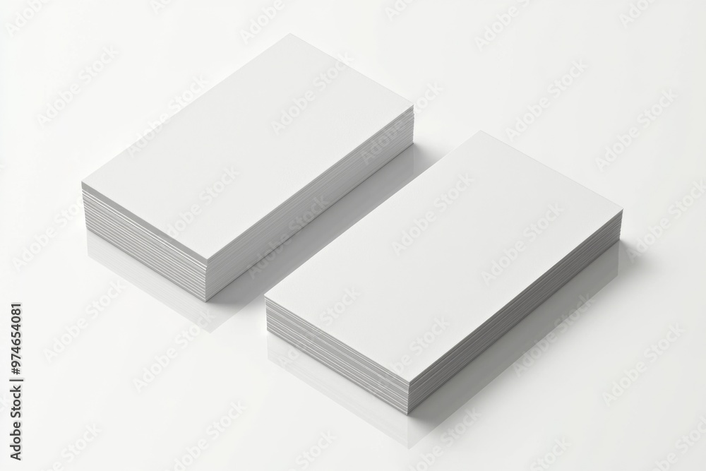 Business Card Mockup on Isolated Background created with Generative AI Business Card Mockup on Isolated Background created with Generative AI
