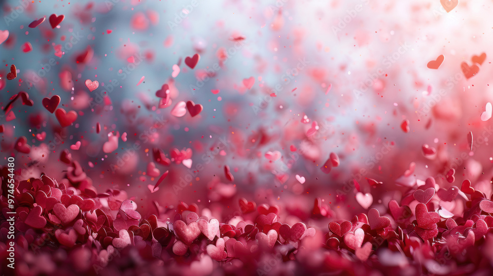Delicate falling rose petals creating a romantic and dreamy background, perfect for celebrating love. Delicate falling rose petals creating a romantic and dreamy background, perfect for celebrating love.