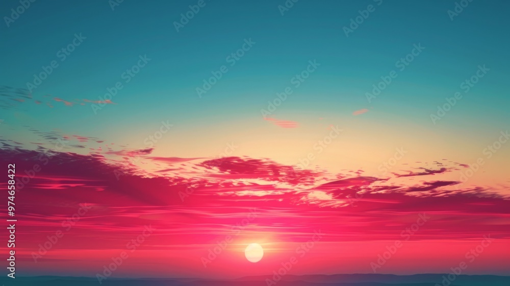 Minimalist Background: Dramatic Sunset Over a Beach Horizon with Soft Blue and Red Gradients
Minimalist Background: Dramatic Sunset Over a Beach Horizon with Soft Blue and Red Gradients
