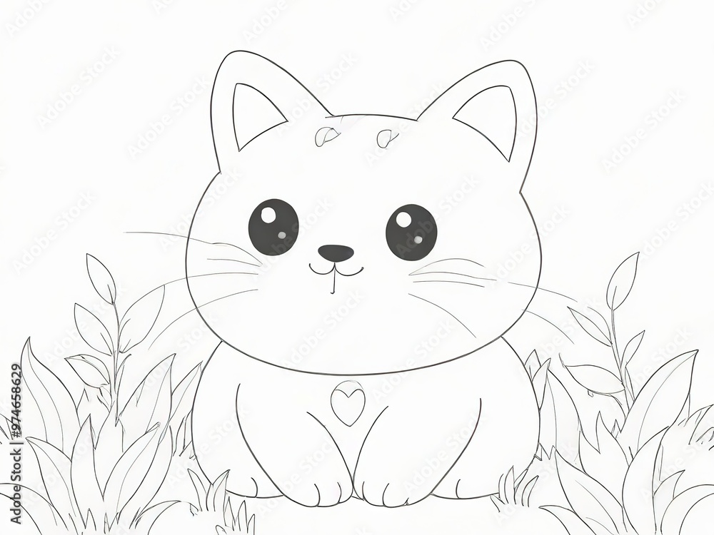 Obraz premium coloring cartoon book