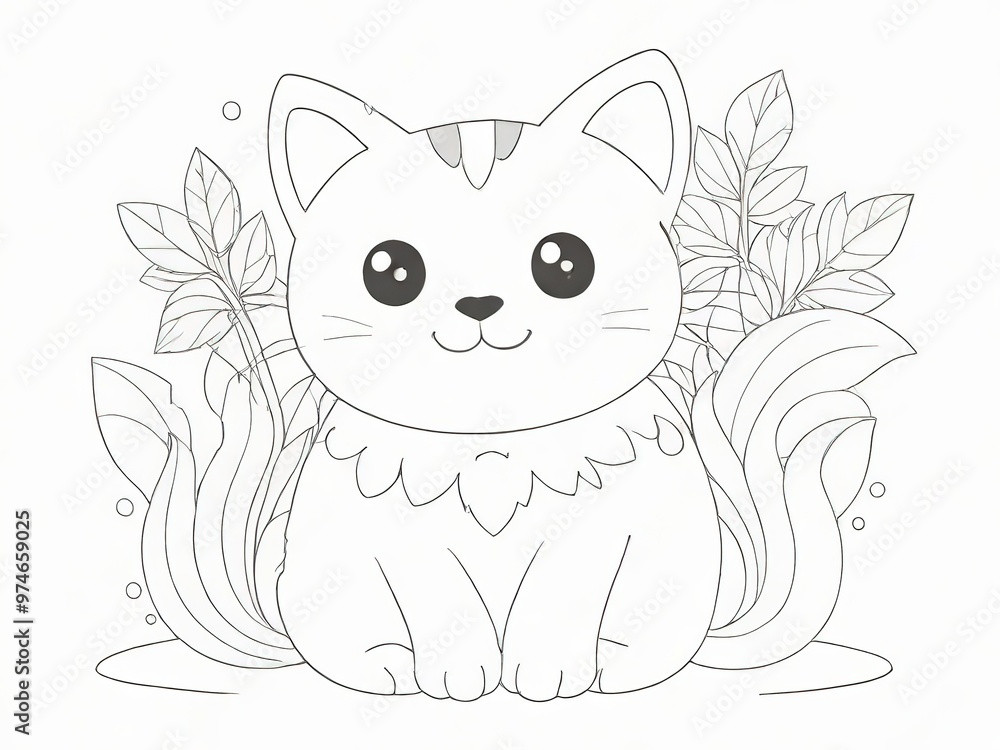 Obraz premium coloring cartoon book