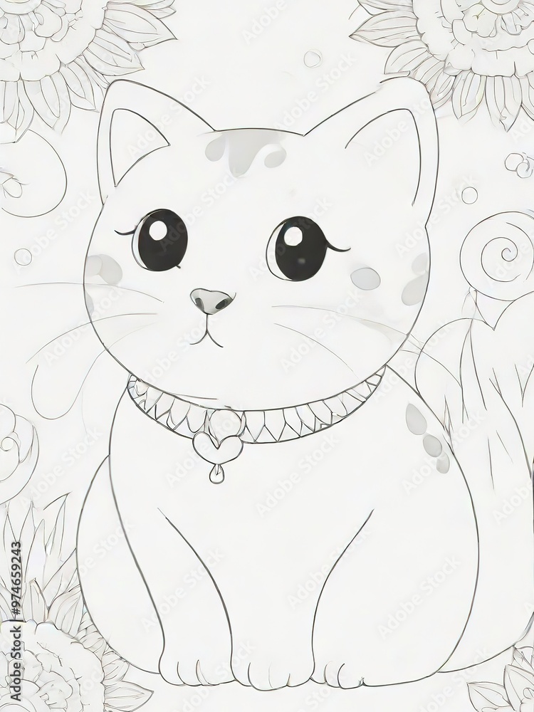 Obraz premium coloring cartoon book