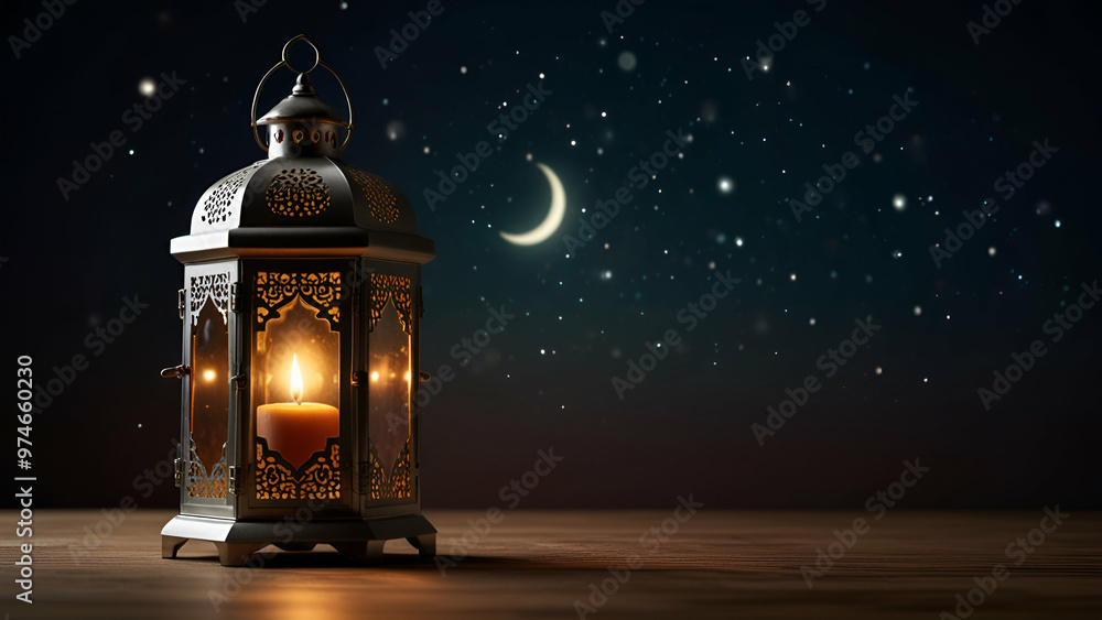 Ramadan evening with traditional lanterns, symbolizing the holy month's iftar time. Ramadan evening with traditional lanterns, symbolizing the holy month's iftar time.