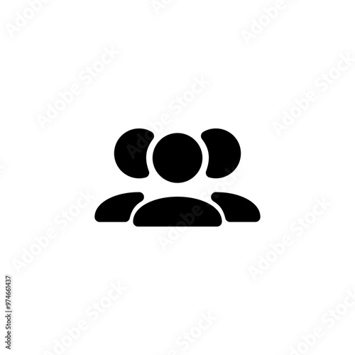 Group icon vector. Team icon. People icon.