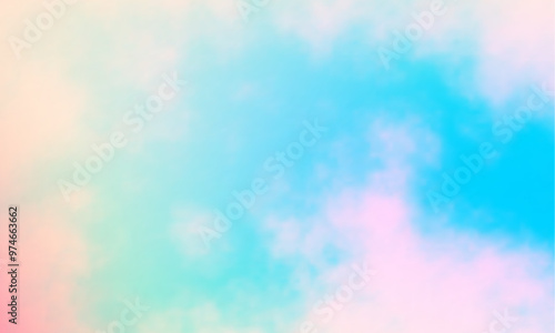 Retro color tone of Clouds with blue sky in sunny day
