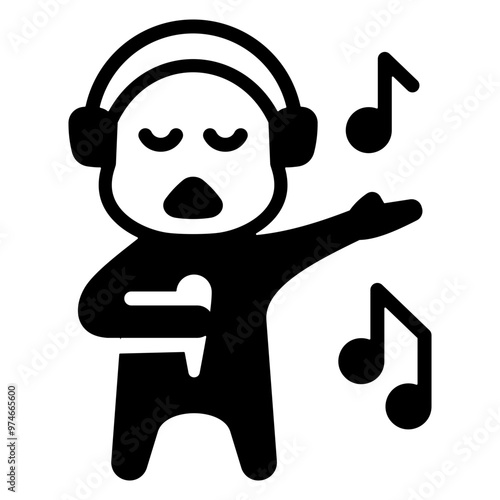 Singing Icon