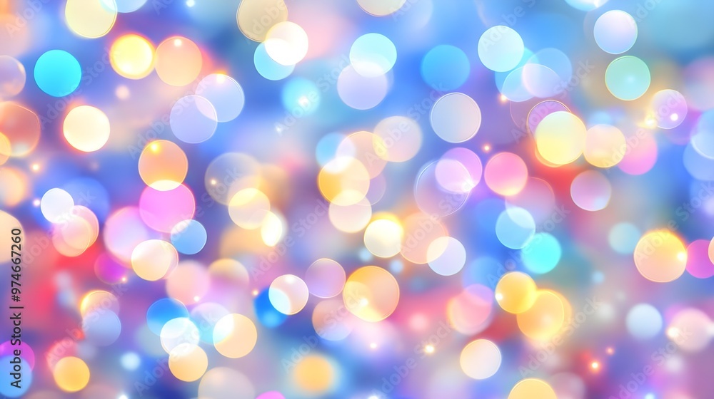 Obraz premium Abstract Blurred Light Bokeh Background