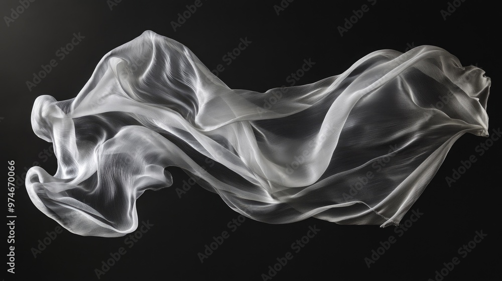 Cloth – Artistic Photo of Flowing Cloth Suspended in Midair Creating a Weightless Appearance Cloth – Artistic Photo of Flowing Cloth Suspended in Midair Creating a Weightless Appearance