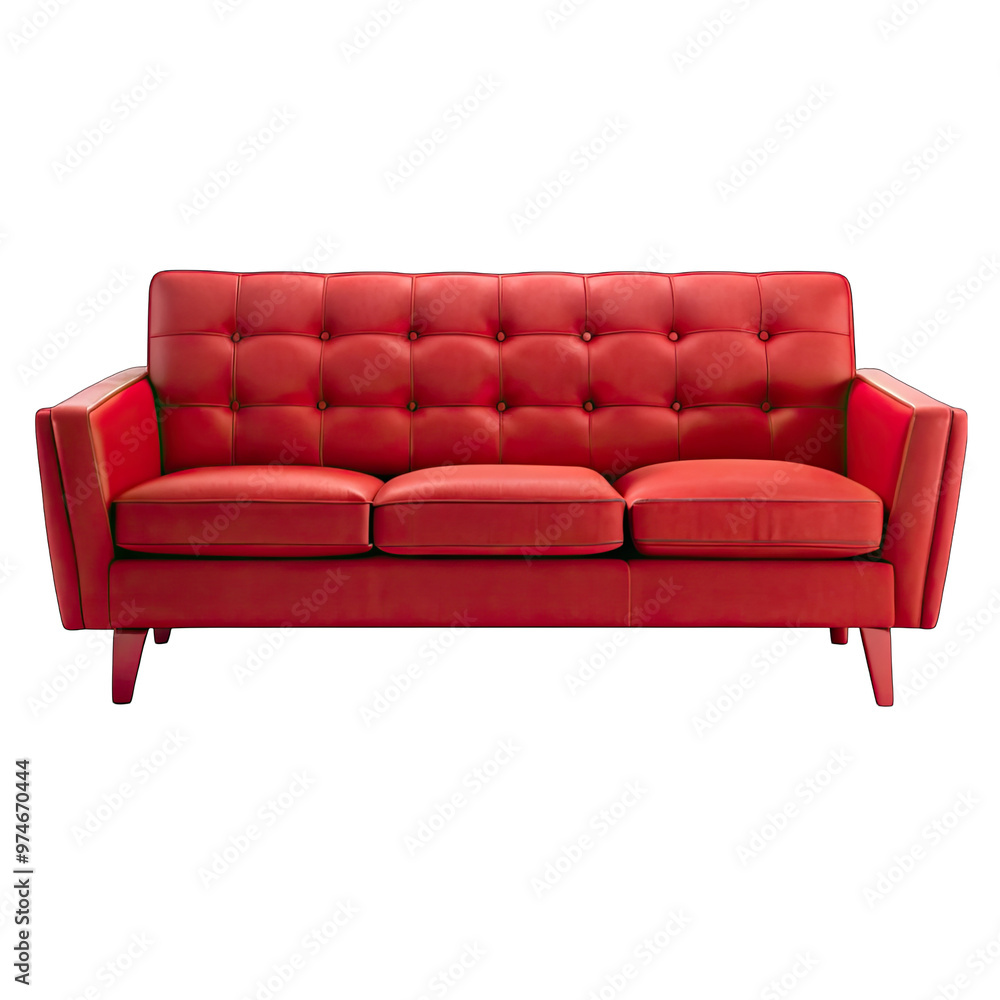 red sofa isolated red sofa isolated