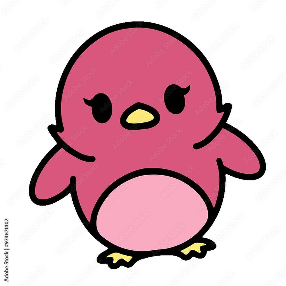 cute cartoon bird