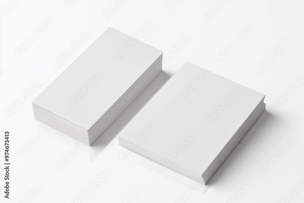 Business Card Mockup on Isolated Background created with Generative AI Business Card Mockup on Isolated Background created with Generative AI