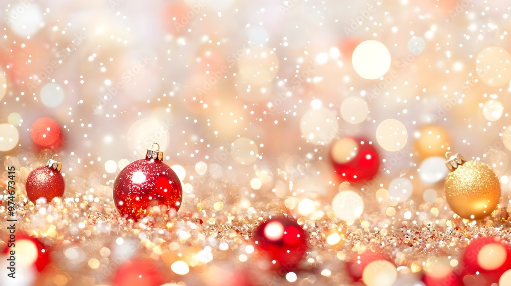 Festive Christmas Ornaments with Sparkling Lights Festive Christmas Ornaments with Sparkling Lights