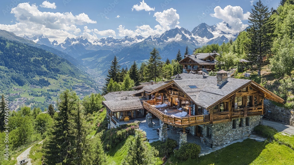 Mountain Chalet in the French Alps Mountain Chalet in the French Alps