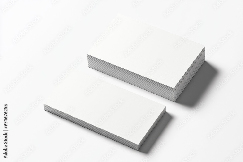 Business Card Mockup on Isolated Background created with Generative AI Business Card Mockup on Isolated Background created with Generative AI