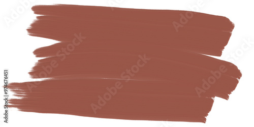 red brush banner for text label_redwood single illustration on transparency background photo