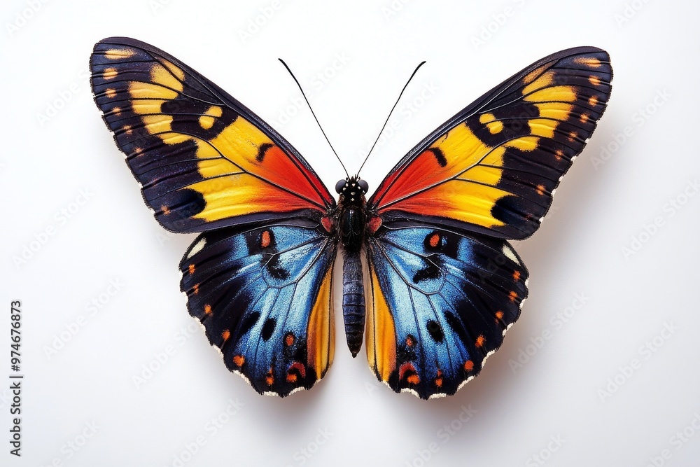 Fototapeta premium butterfly isolated on white background