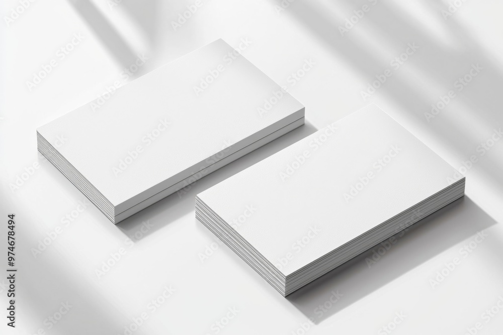 Business Card Mockup on Isolated Background created with Generative AI Business Card Mockup on Isolated Background created with Generative AI