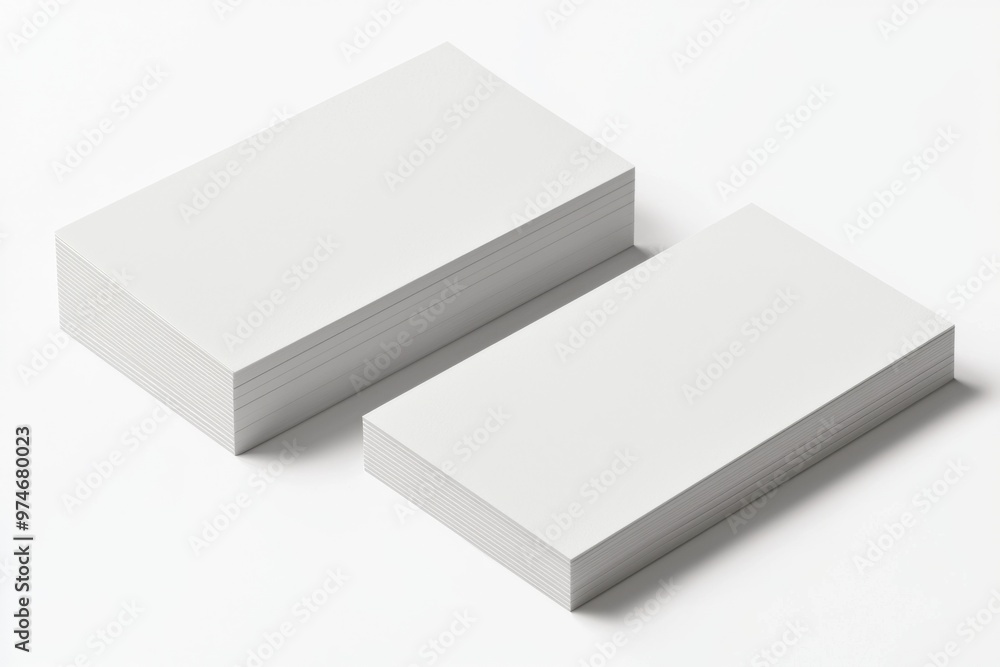 Business Card Mockup on Isolated Background created with Generative AI Business Card Mockup on Isolated Background created with Generative AI