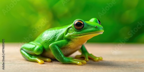 Macro shot of a small green toy frog, isolated on background, toy, frog, green, small, macro, shot, isolated,background