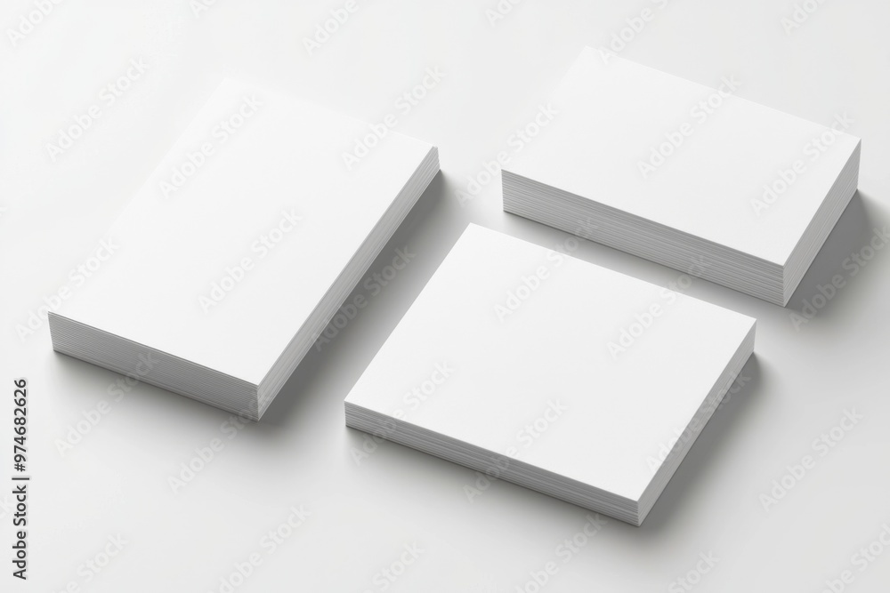 Business Card Mockup on Isolated Background created with Generative AI Business Card Mockup on Isolated Background created with Generative AI