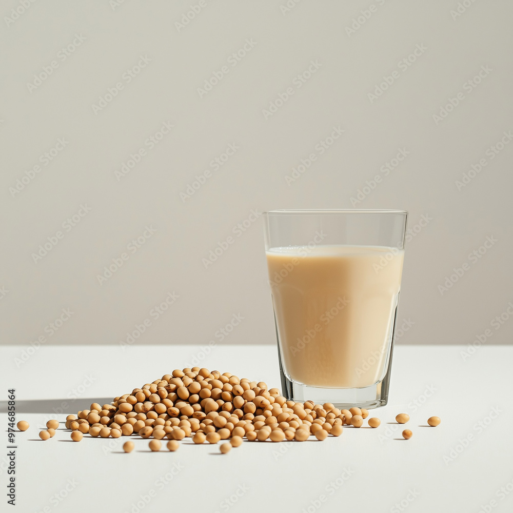 soy milk on table clean soy milk on table clean