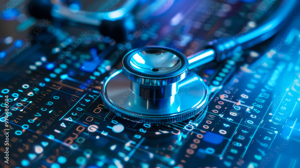 Abstract background. A modern chip board is tapped and analyzed. Big data. Technology concept. Abstract background. A modern chip board is tapped and analyzed. Big data. Technology concept.