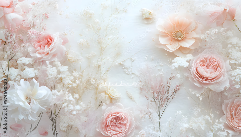 Incorporate simple floral motifs in soft pastel shades to create a light and airy wallpaper suitable for nature or feminine themes Incorporate simple floral motifs in soft pastel shades to create a light and airy wallpaper suitable for nature or feminine themes