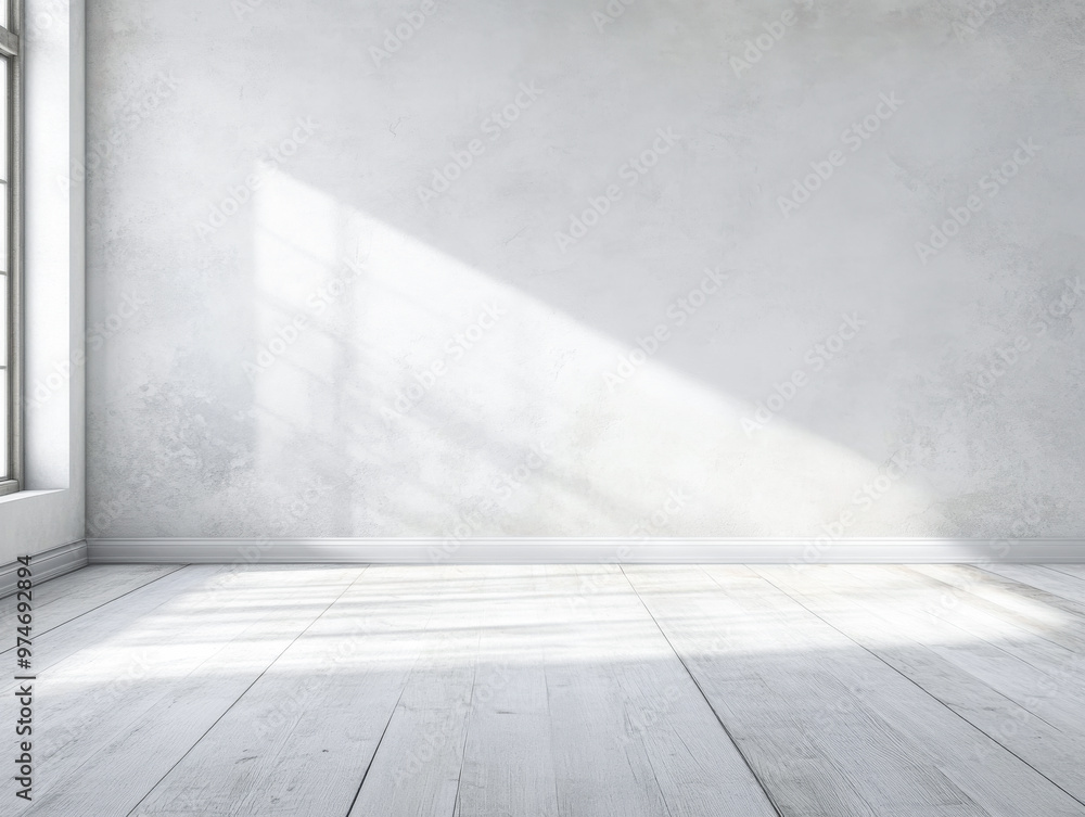 Empty room interiors in neutral tones with a mix of natural window lighting and shadows. Property interior with no furniture or decor. Empty room interiors in neutral tones with a mix of natural window lighting and shadows. Property interior with no furniture or decor.