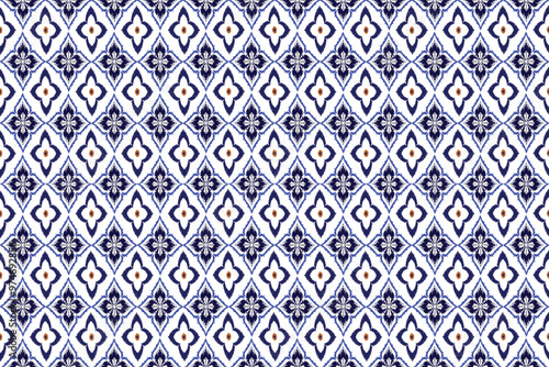 seamless pattern Thai style fashion