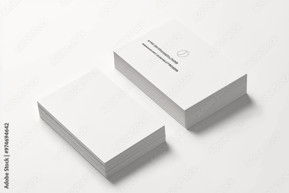 Business Card Mockup on Isolated Background created with Generative AI Business Card Mockup on Isolated Background created with Generative AI
