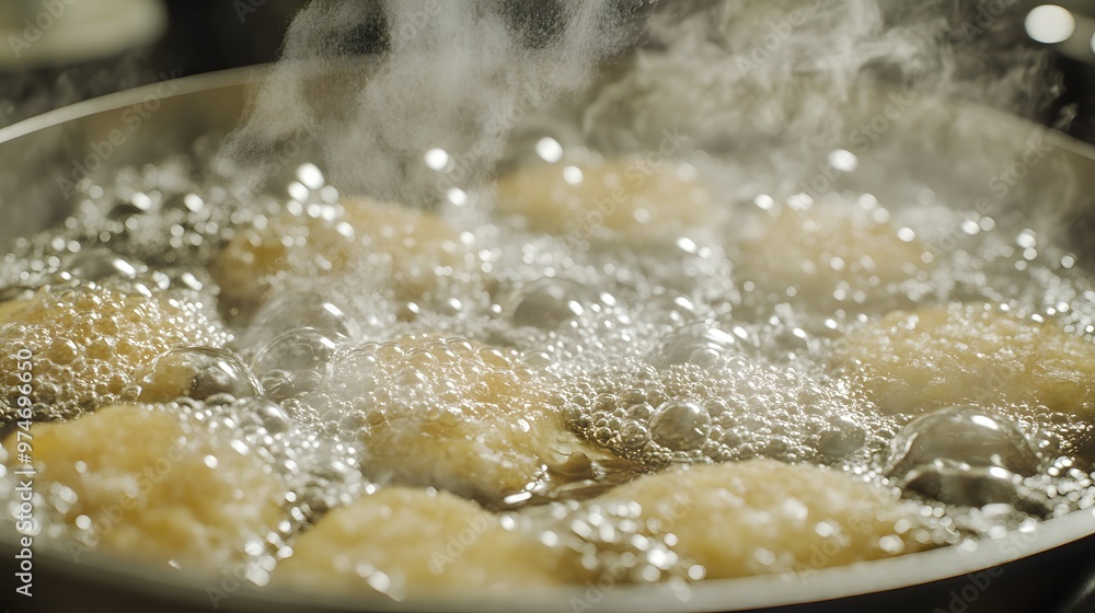 Boiling Food in a Pan Boiling Food in a Pan