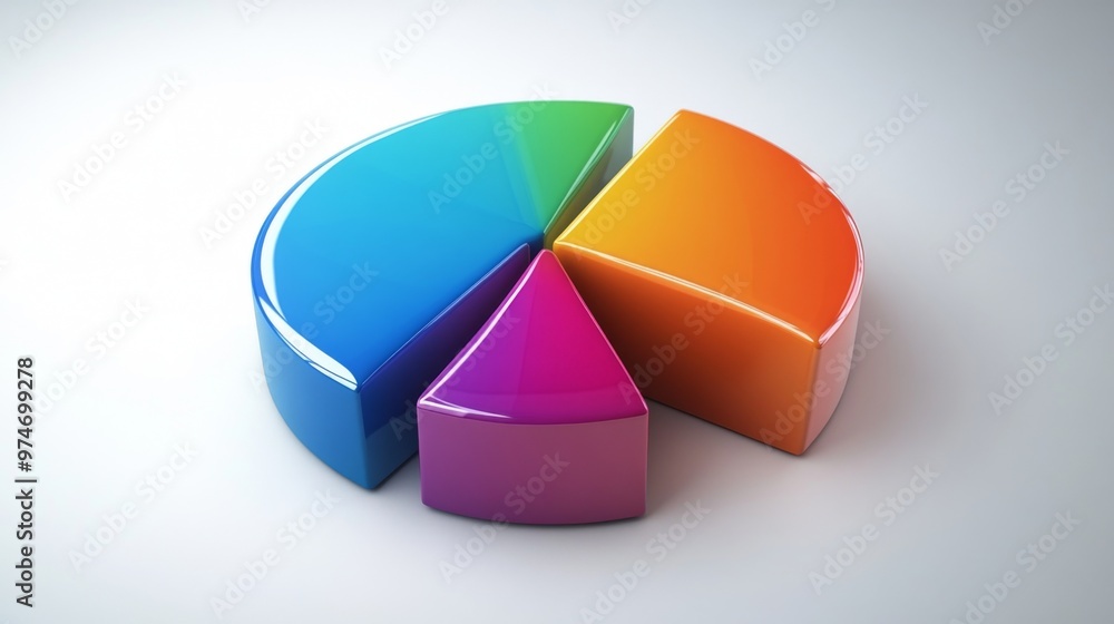 A professional presentation slide featuring a colorful 3D pie chart representing market share distribution, with labels and percentages clearly visible on a white background. A professional presentation slide featuring a colorful 3D pie chart representing market share distribution, with labels and percentages clearly visible on a white background.